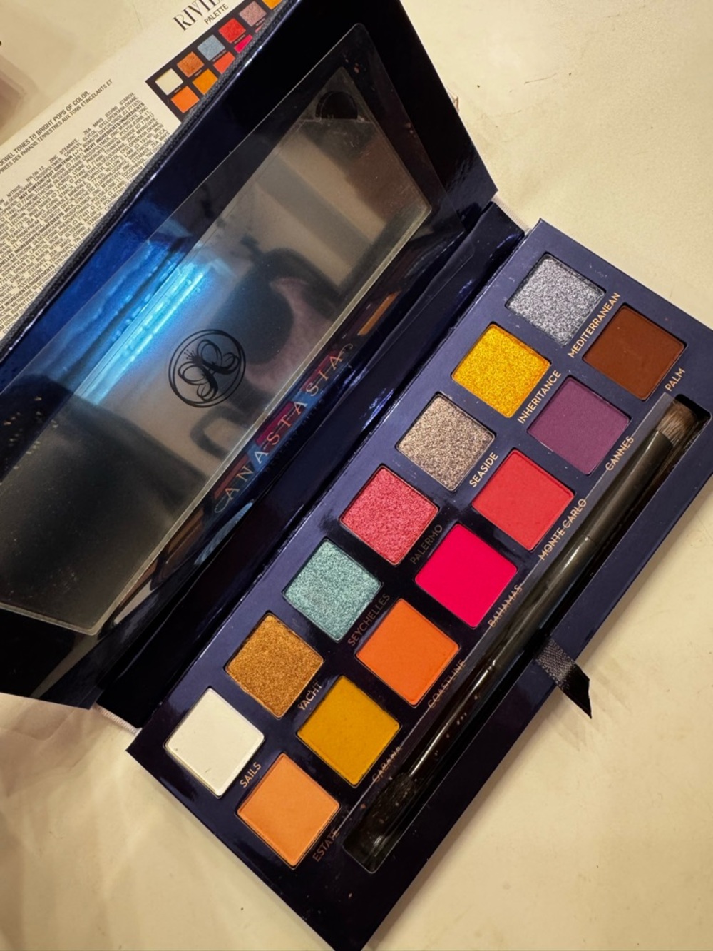 Anastasia Beverly Hills Riviera Eyeshadow Palette - Vibrant Multicolor Shades